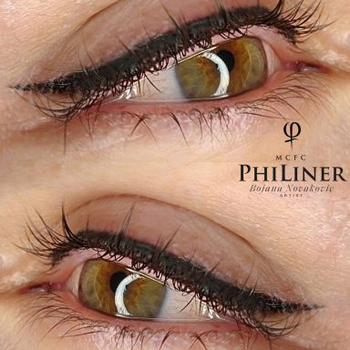 Trajna šminka eyeliner Novi Sad po kvalitetu PhiAcademy