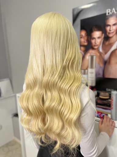 Nadogradnja kose prirodnom kosom Salon Angels Novi Sad
